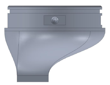 Figure 26: Final design head shape.