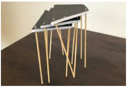 Figure 4.9: Concept modeling of small stacking tables.